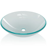 Vidaxl Washbasin herdet glass 42 cm matt glass