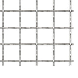 Vidaxl Wire Fence Tkana siatka 50x50 cm 21x21x2,5 mm stal nierdzewna