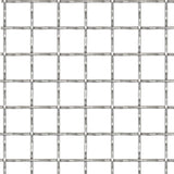 Vidaxl Drahtgate gewebtes Netz 100x85 cm 21x21x2,5 mm Edelstahl