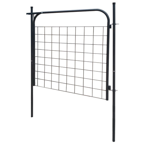 Vidaxl Tuinpoort 100x100 cm Anthrazit