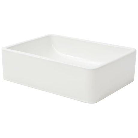 VIDAXL WASHBAIN Weiß 41x30x12 cm Keramik