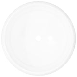 Vidaxl Washbeasin rund 40x15 cm Keramik Weiß