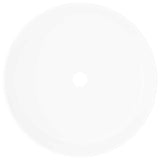 VIDAXL WASHBAIN RUND WHITE 40x15 cm Keramik