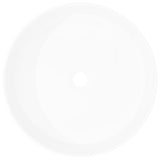 Vidaxl Washbasin Round White 40x15 cm keramika