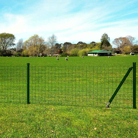 Vidaxl Euro HEK 10x0,8 m Stahlgrün