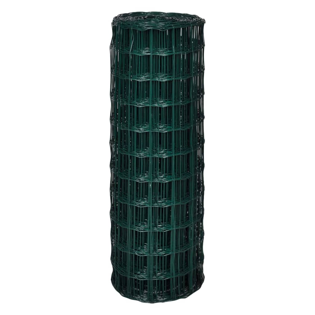 Vidaxl Euro HEK 25x1,7 m Stahlgrün