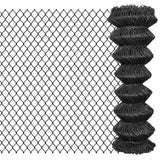 Vidaxl -Netzzaun 25x1,25 m Stahlgrau