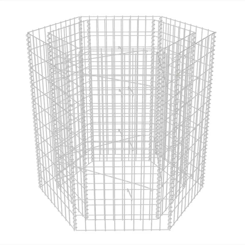 Vidaxl Gabion Fiorter Insent esagonale 100x90x100 cm