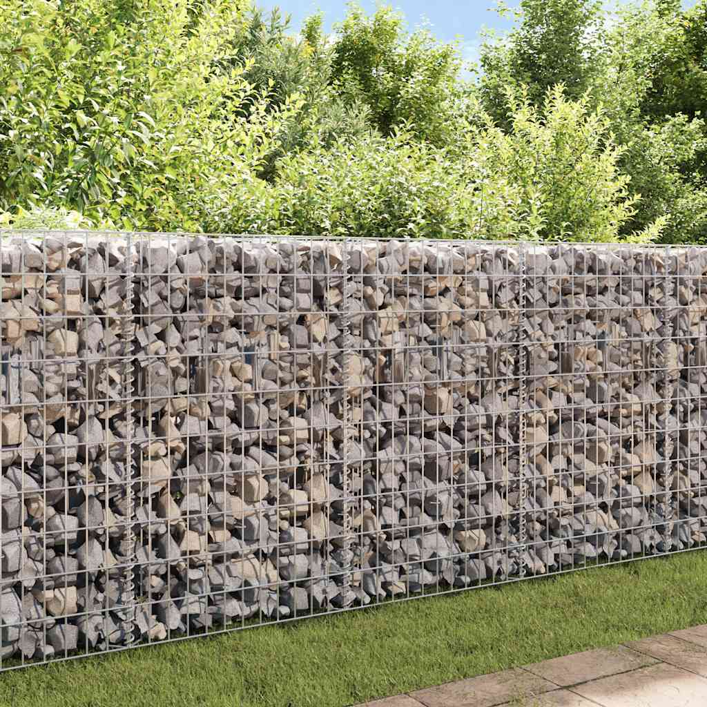Vidaxl Gabion Basket 120x30x50 cm verzinkter Stahl