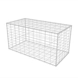 Vidaxl Gabion Basket 100x50x50 cm galvanisert stål