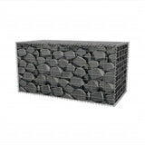 Vidaxl Gabion Basket 100x50x50 cm galvanisert stål