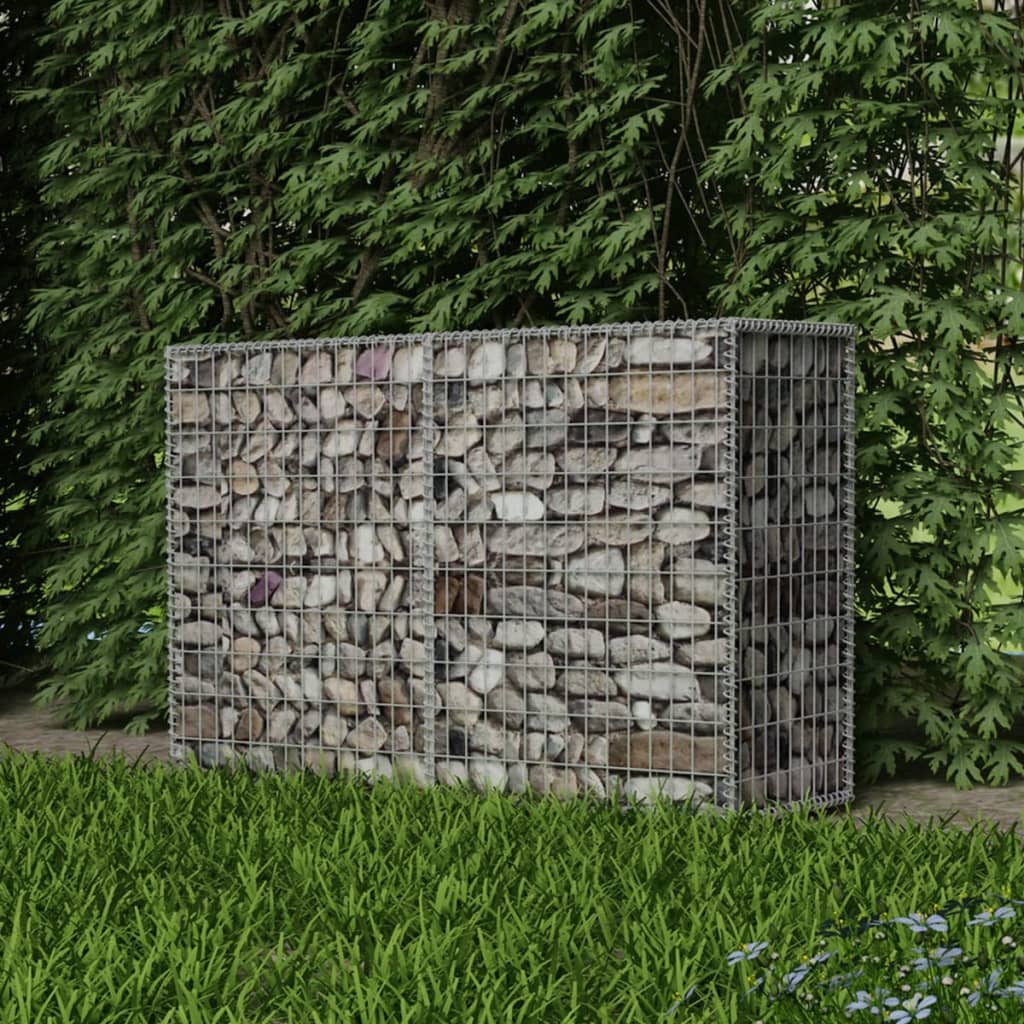 Vidaxl Gabion Basket 150x50x100 cm galvaniseret stål