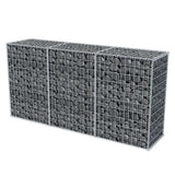 Vidaxl Gabion Basket 200x50x100 cm pocinkano jeklo