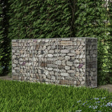 Vidaxl Gabion Basket 200x50x100 cm pocinkano jeklo