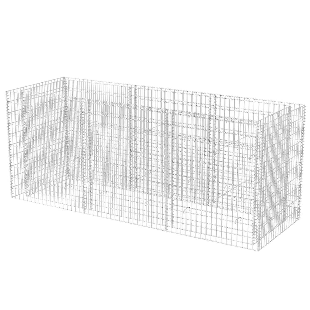 VIDAXL GABION -Planungsbox 270 x 90 x 100 cm Stahl erhöht