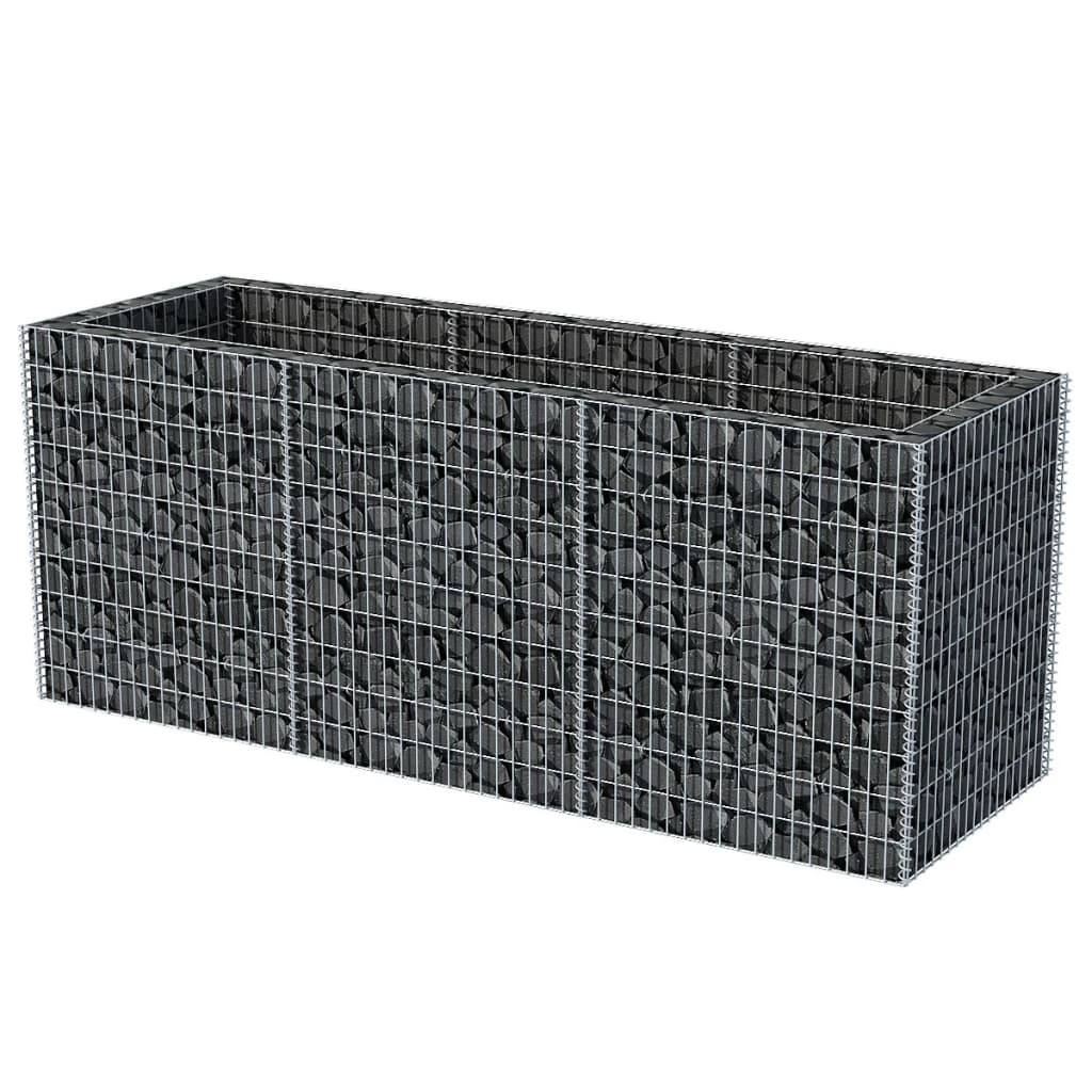 VIDAXL GABION -Planungsbox 270 x 90 x 100 cm Stahl erhöht