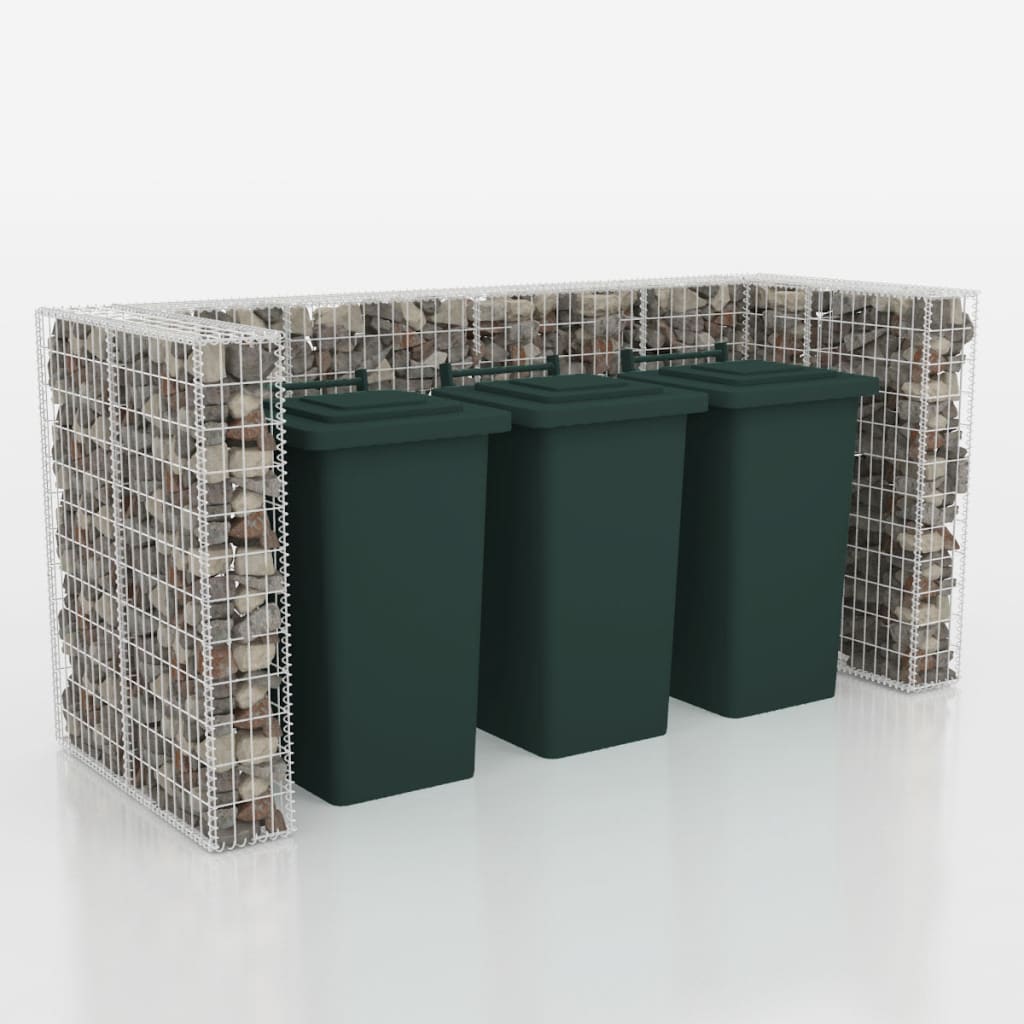 VIDAXL SCHANSKORF DREI -BREI -MAGBAGA -BIN -Umwandlung 250x100x120 cm Stahl