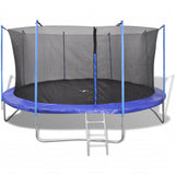 Vidaxl 5-delt trampoline sett 4,57 m