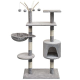Vidaxl Cat Scraping Post mit Sisal -Kratzern 125 cm Grau