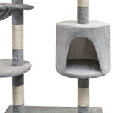 Vidaxl cat scraping post with sisal scratching posts 125 cm gray