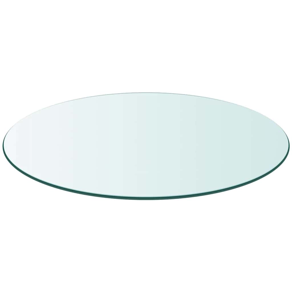 Vidaxl tafelblad van gehard glas 400 mm rond