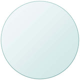 Vidaxl tafelblad van gehard glas 700 mm rond
