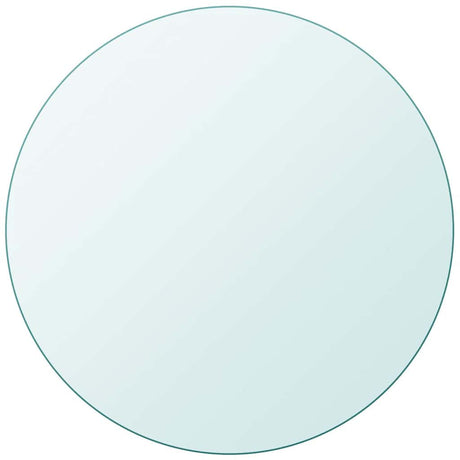 Vidaxl tafelblad van gehard glas 700 mm rond