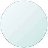 Vidaxl tafelblad van gehard glas 800 mm rond