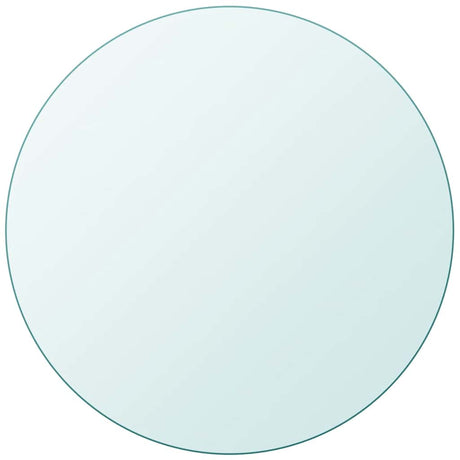 Vidaxl tafelblad van gehard glas 900 mm rond