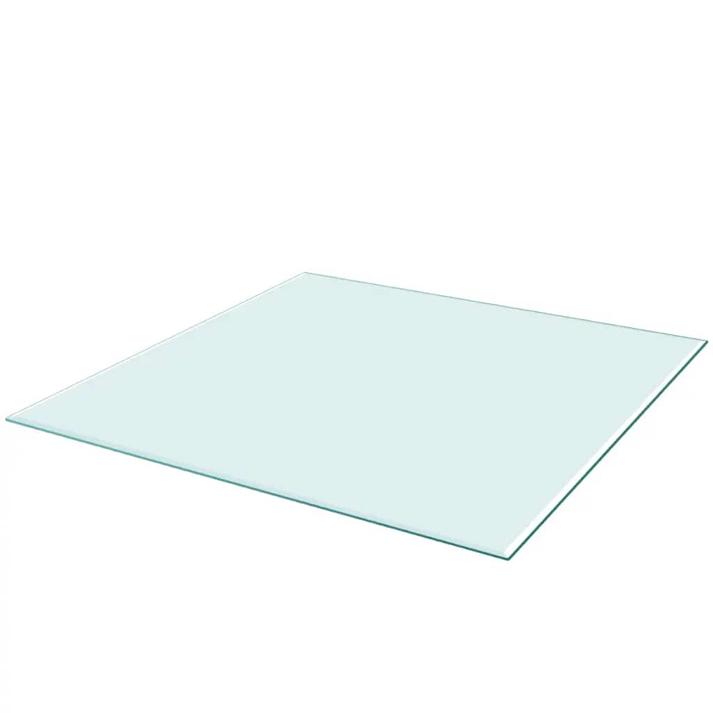 Vidaxl tafelblad van gehard glas 700x700 mm vierkant