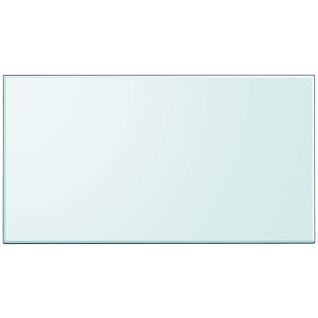 Vidaxl tafelblad van gehard glas 1200x650 mm rechthoekig