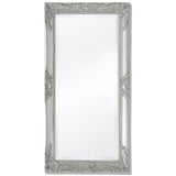 Vidaxl Wandspiegel Barock 100 x 50 cm Silber