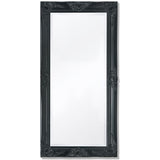 Vidaxl Wall Mirror Baroque 100 x 50 cm černá