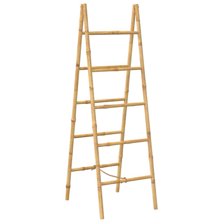VIDAXL -Doppel -Handtuchleiter mit 5 Stufen 50x160 cm Bambus