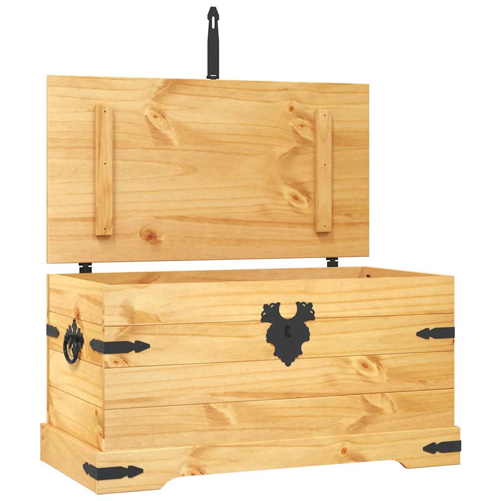 Vidaxl opbergkist mexicaans grenenhout corona-stijl 91x49,5x47 cm