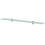 Vidaxl zwevend schap 90x10 cm 8 mm glas