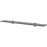 Vidaxl zwevend schap 80x10 cm 8 mm glas