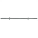 Vidaxl zwevend schap 80x10 cm 8 mm glas