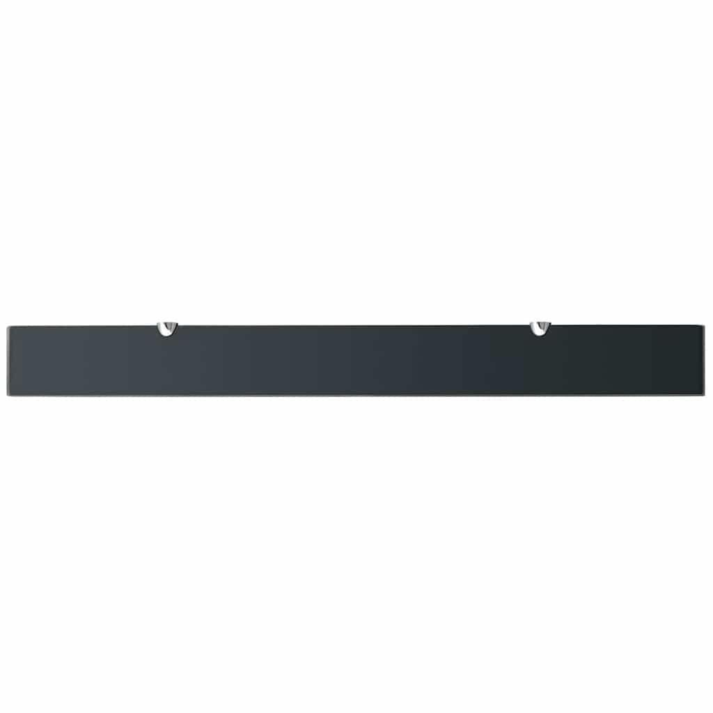 Vidaxl zwevend schap 100x10 cm 8 mm glas