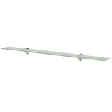 Vidaxl zwevend schap 100x10 cm 8 mm glas