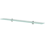 Vidaxl zwevend schap 90x20 cm 8 mm glas