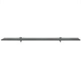 Vidaxl zwevende plank 90x20 cm 8 mm glas