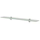 Vidaxl zwevend schap 70x20 cm 8 mm glas