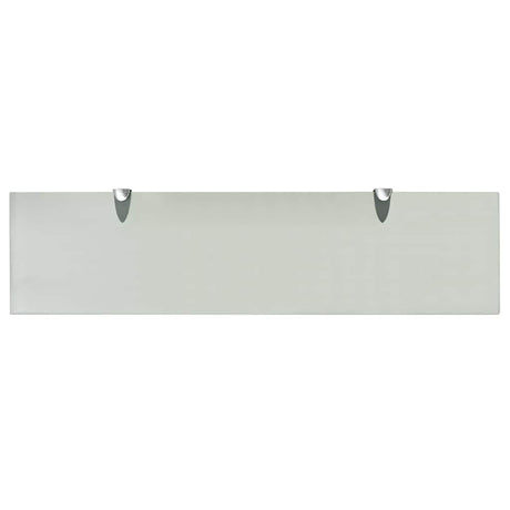 Vidaxl zwevend schap 80x20 cm 8 mm glas