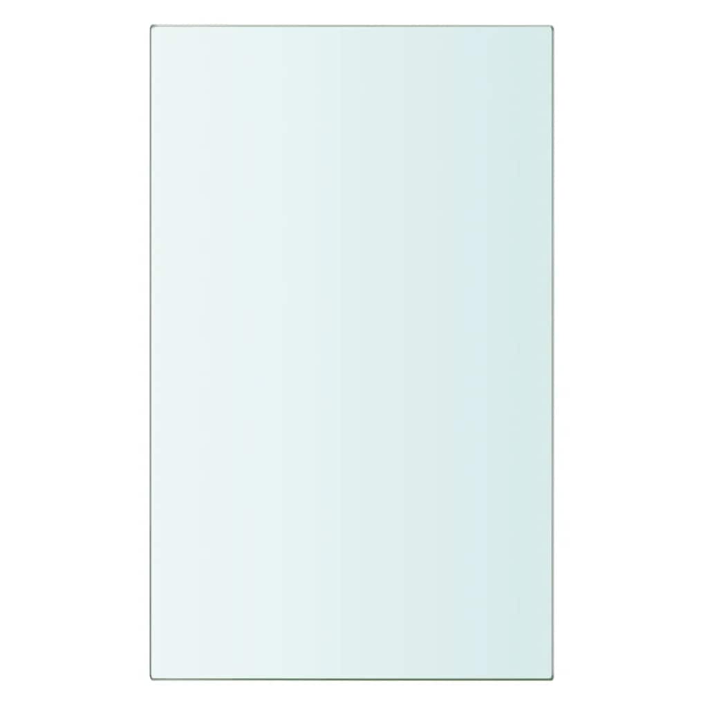 Vidaxl wandschap transparant 20x12 cm glas