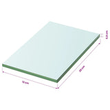Vidaxl wandschap transparant 20x12 cm glas