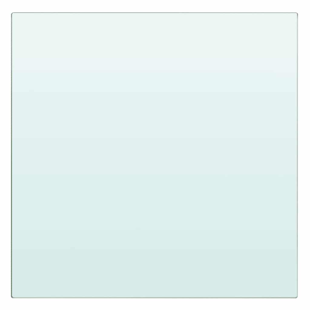 Vidaxl wandschap transparant 20x20 cm glas