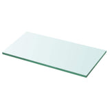 Vidaxl wandschap transparant 30x12 cm glas