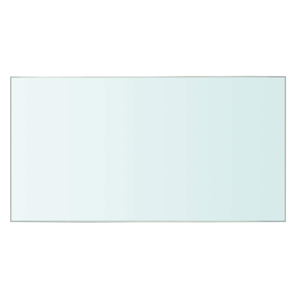 Vidaxl wandschap transparant 30x12 cm glas