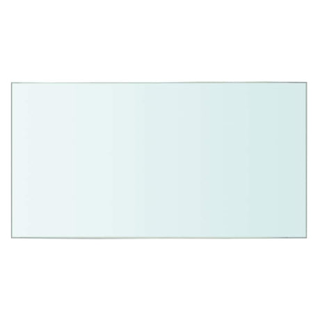 Vidaxl wandschap transparant 30x12 cm glas